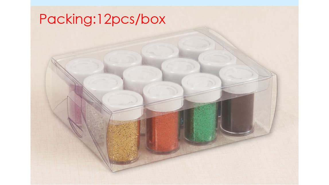 Non-toxic 12 Colors Glitter