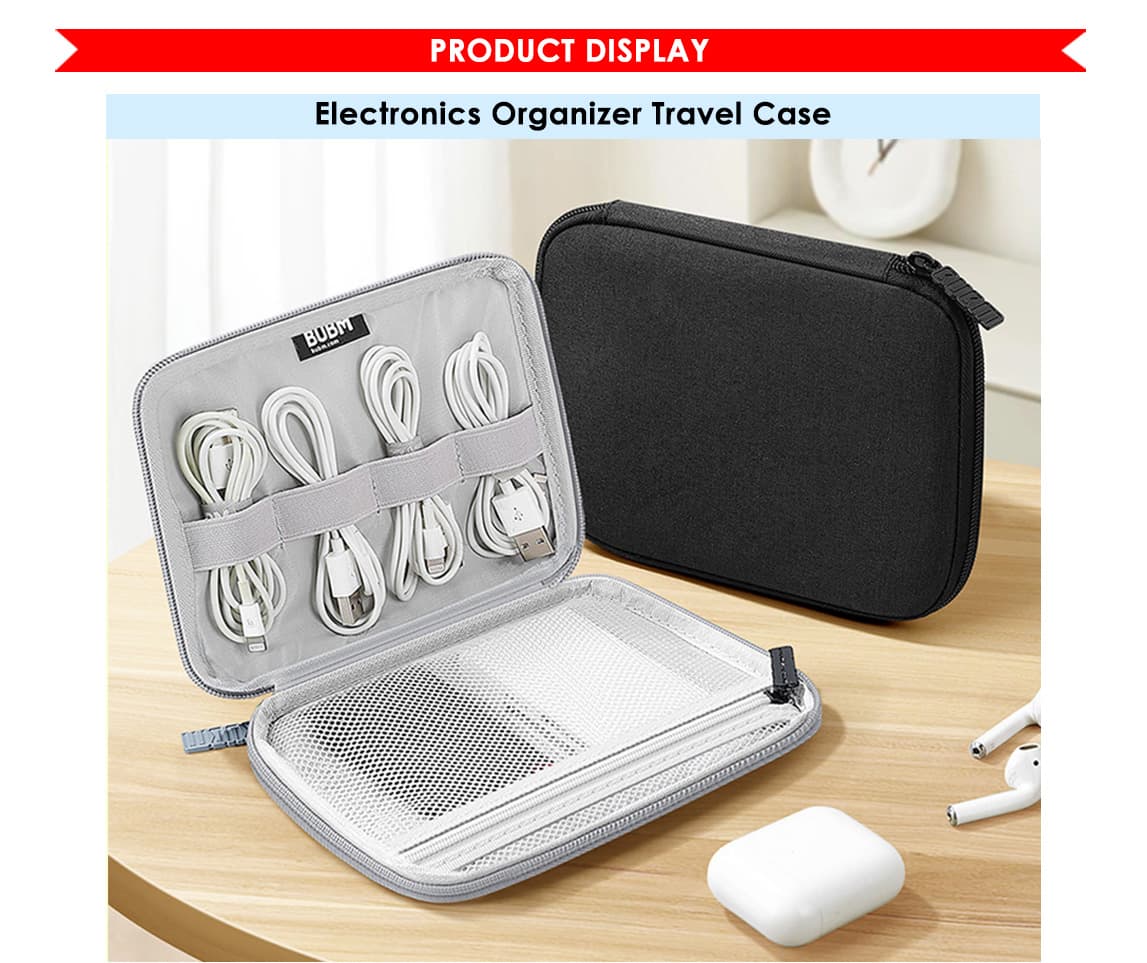 Electronics Organizer Travel Case