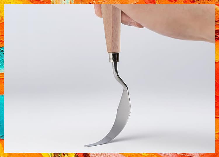 Palette Knife with Wooden Handle