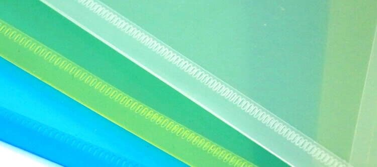 Clear Buckled File Pocket