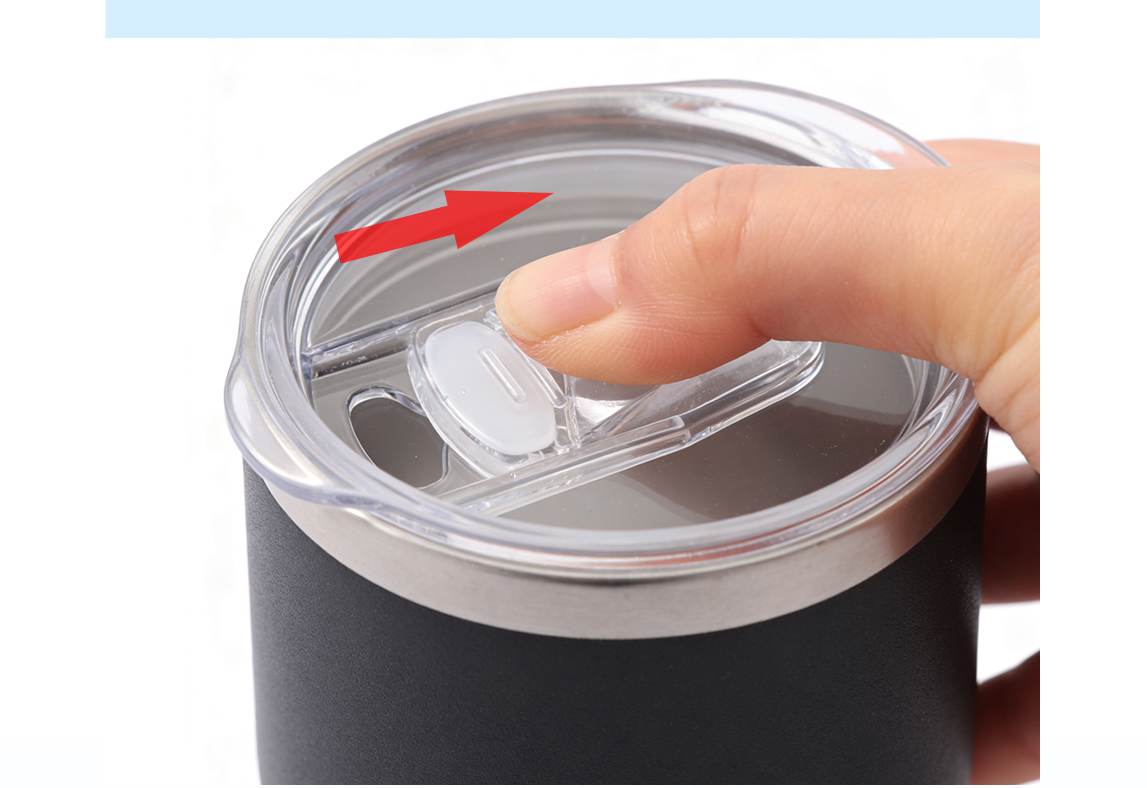 Black 450ml Thermos Cup