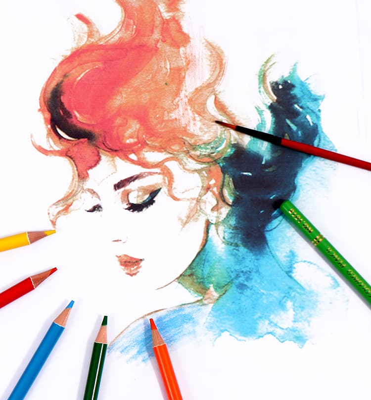Wet Use for Watercolor Pencil