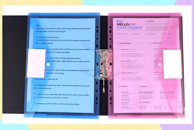 11 Holes File Folder