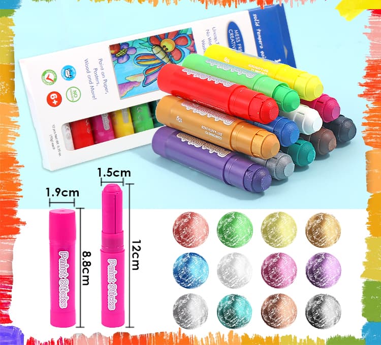 Tempera Paint Sticks Set