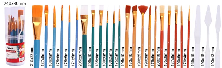 Packing for Artist Brush Packing for Artist Brush