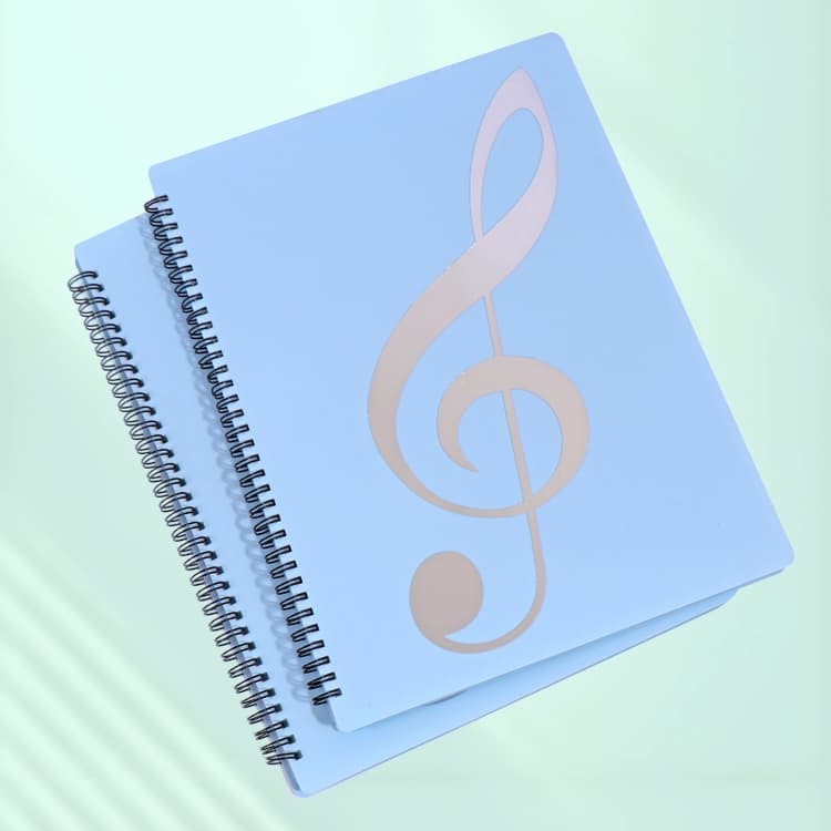 Blue Music Sheet Folder