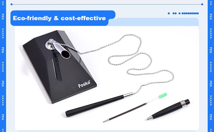 Desktop Pens With Bead Chain