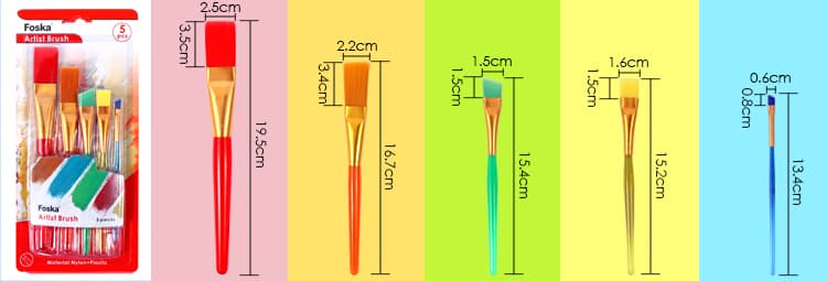 Angled Paint Brushes Angled Paint Brushes
