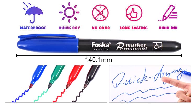 4 Colors Permanent Marker 4 Colors Permanent Marker