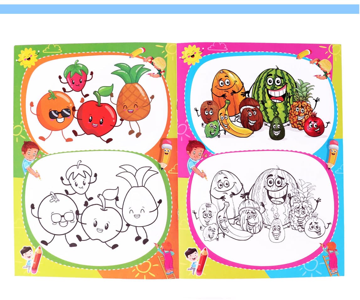 DIY coloring Graffiti book