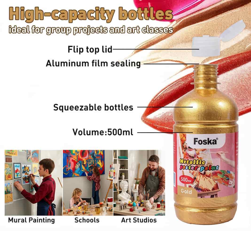 500ml large capacity paint