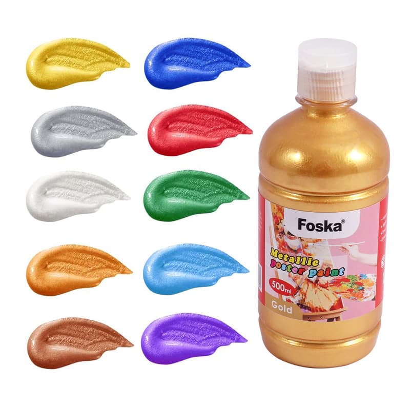 thick creamy metallic paint