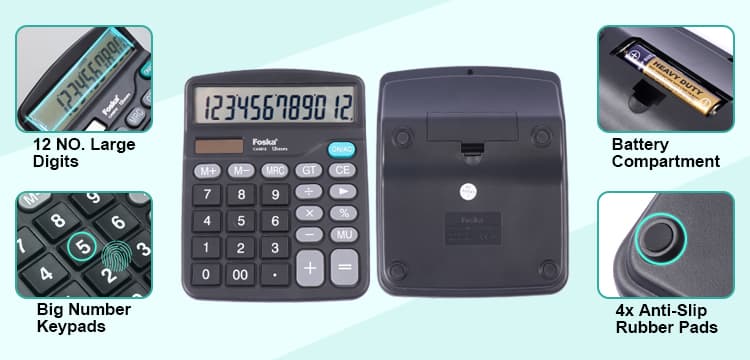 Durable Japanese Quality Desk Calculator Durable Japanese Quality Desk Calculator