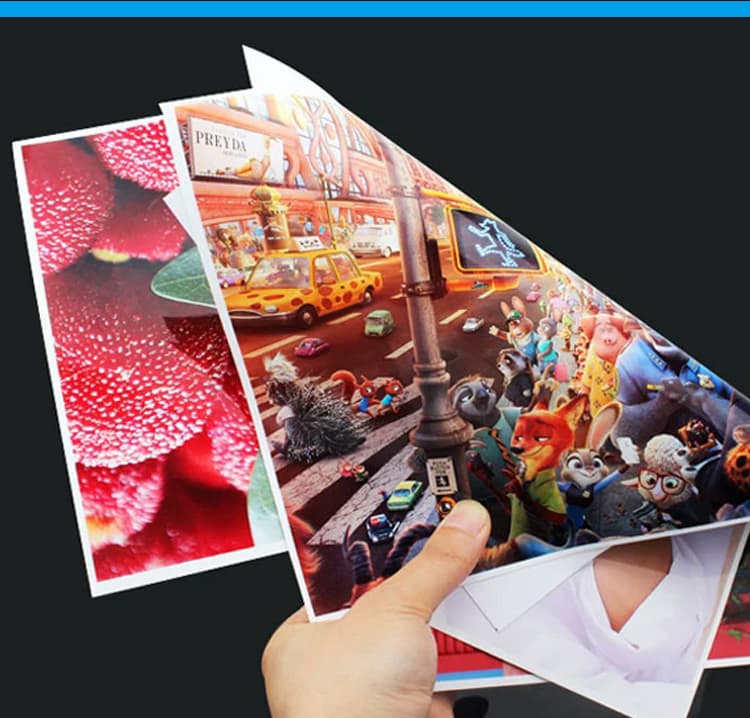 A4 gloss laser coated art paper A4 gloss laser coated art paper