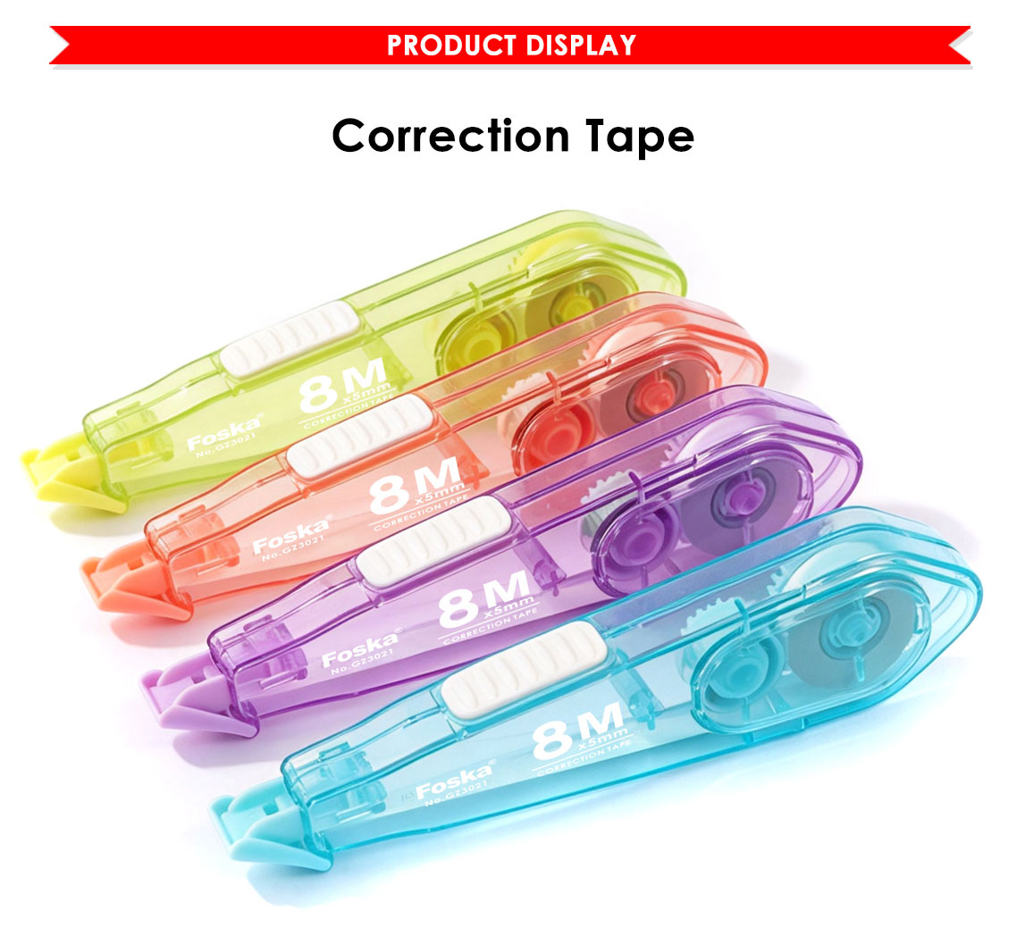 Foska Retractable Correction Tape Foska Retractable Correction Tape