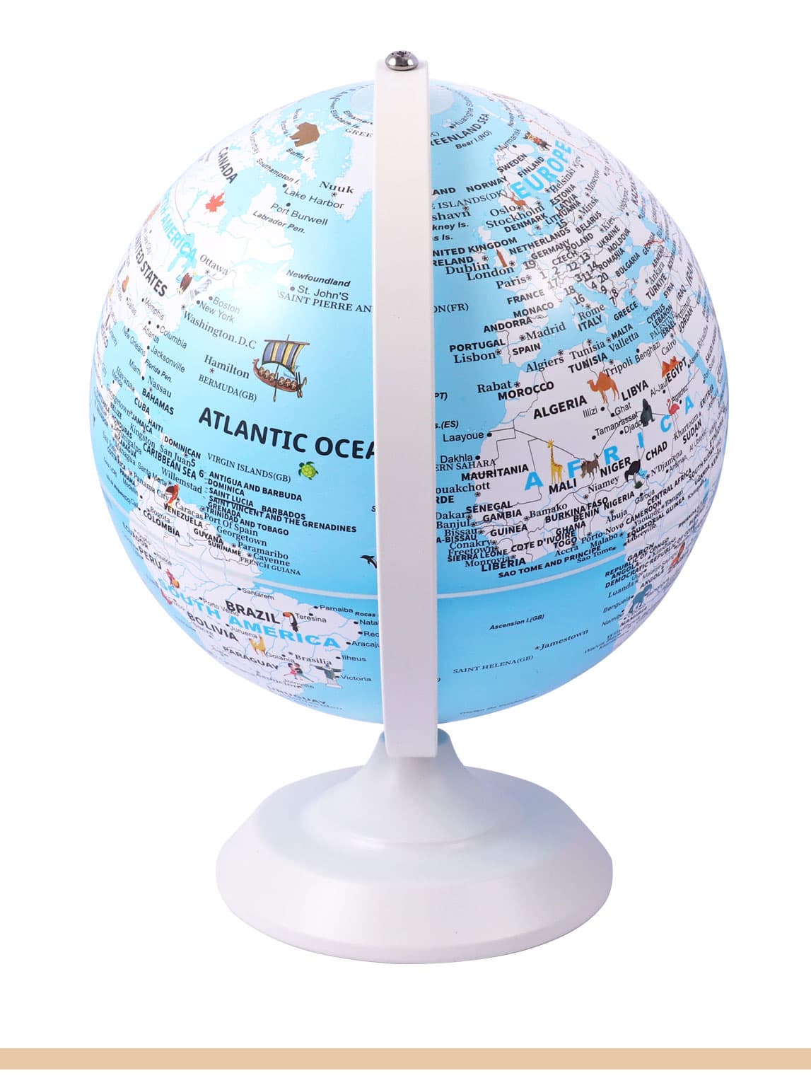 360 Degree Rotation Globe
