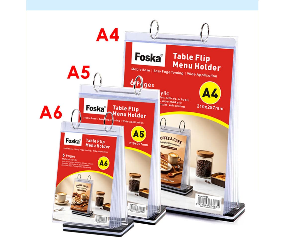 Table Flip Menu Holder for Display Table Flip Menu Holder for Display